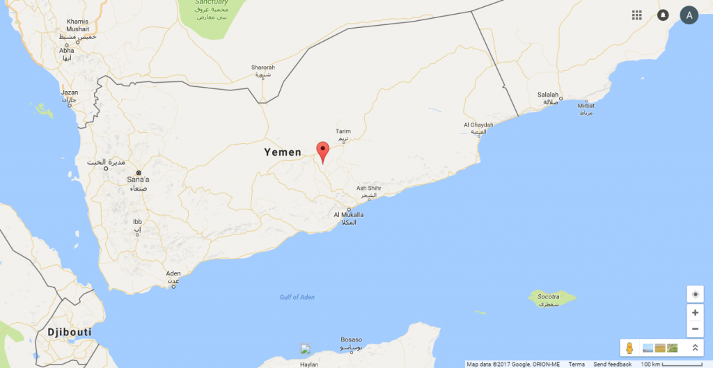 Map of Yemen